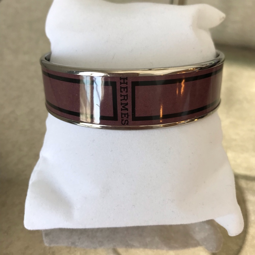 Hermès Enamel Bangle Bracelet